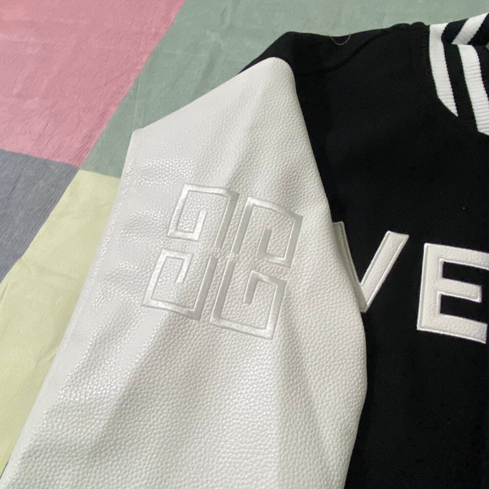 Givenchy Baseball Jacket Black & White - Picture 6 of 9